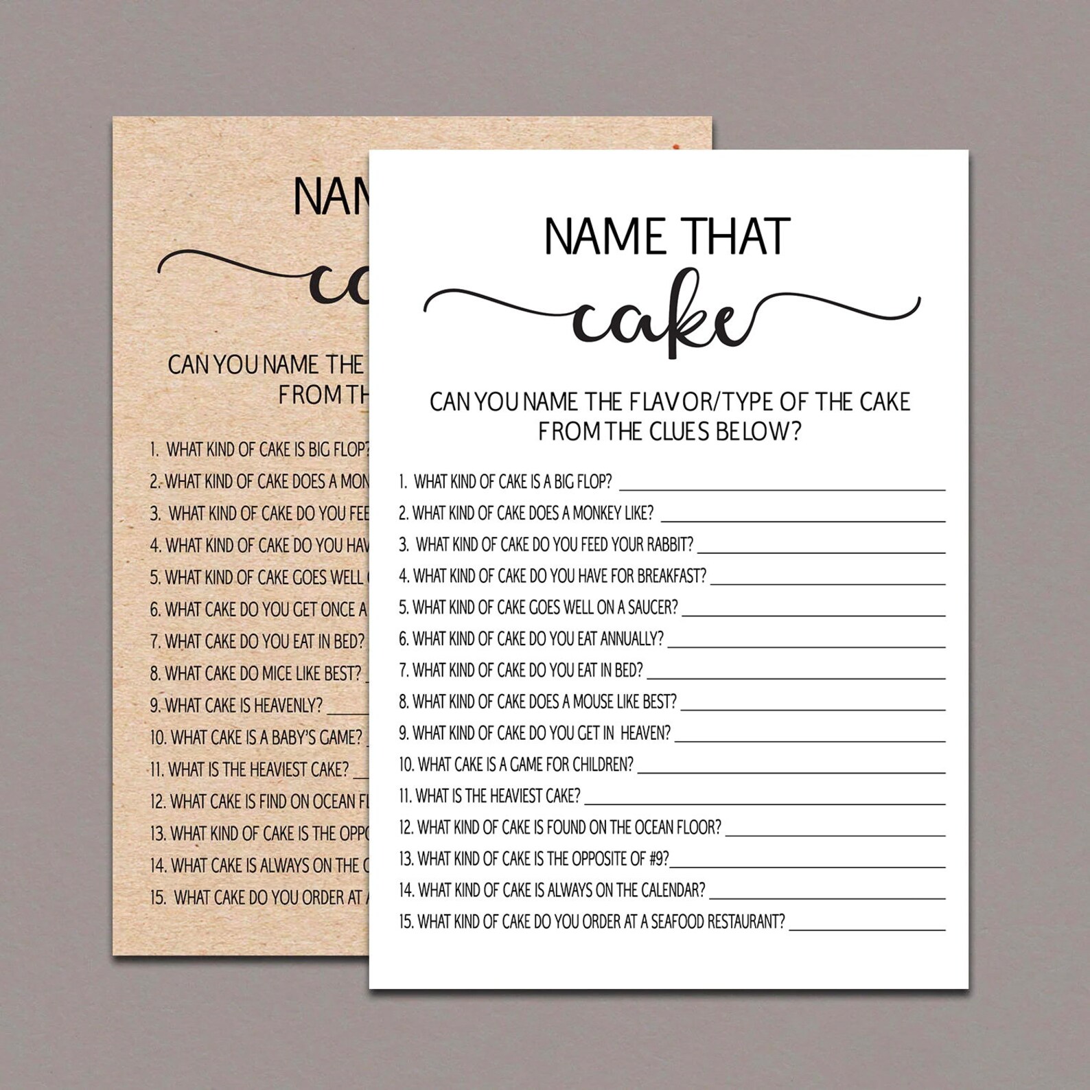 name-that-cake-bridal-shower-game-country-bridal-shower-etsy
