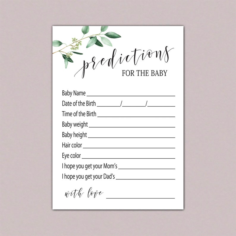 baby-prediction-cards-predictions-for-baby-printable-baby-etsy