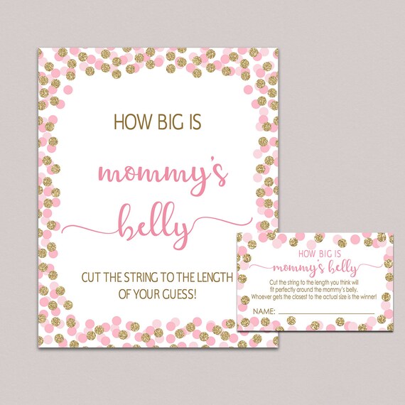 How Big Is Mommy S Belly Game Guess Belly Size Baby Etsy How Big Is Mommy S Belly Game Guess Belly Size Baby Etsy
