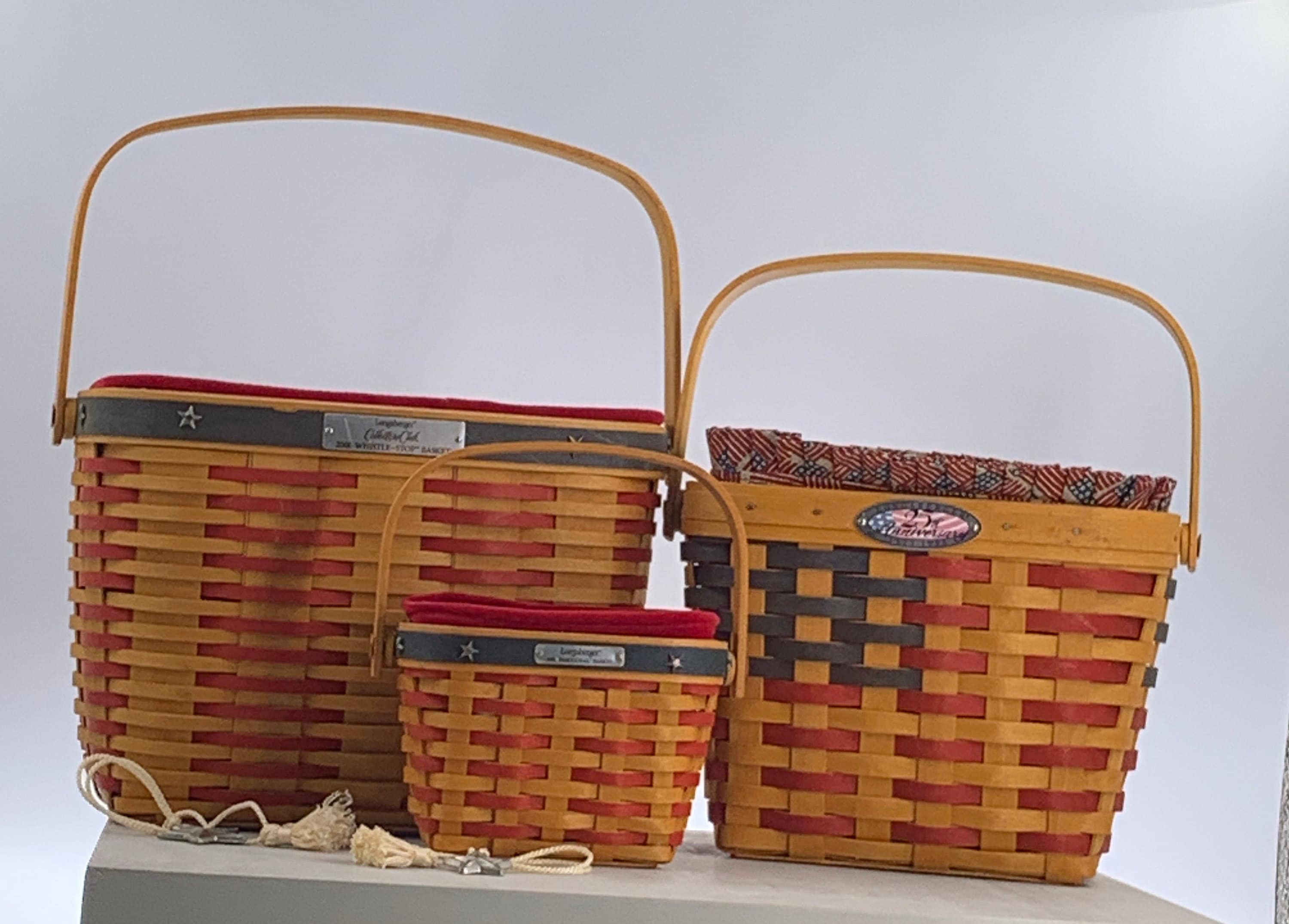 Retired Longaberger Baskets for sale Only 3 left at 60