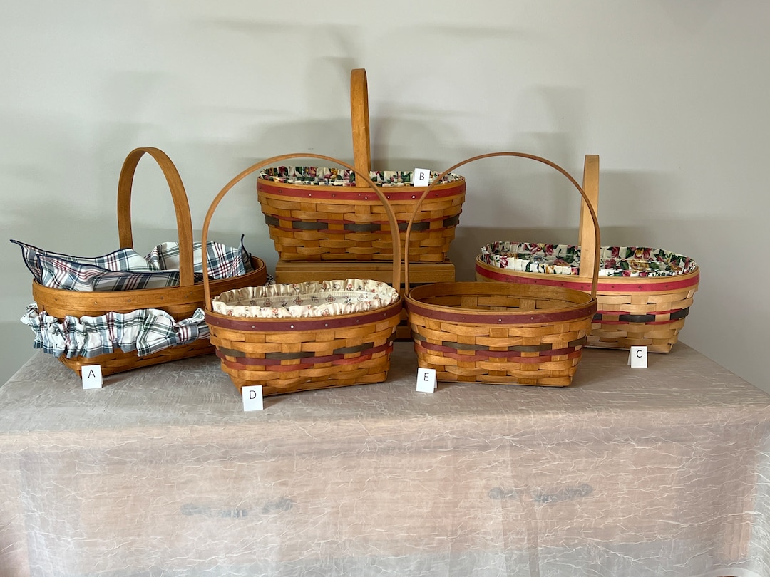 Longaberger Easter Baskets I Choose From 1992 and 1994 Various