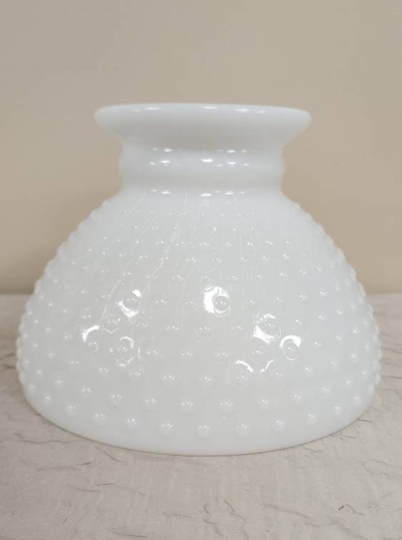 Vintage Hobnail Milk Glass Lamp Shade Replacement Choose Etsy Canada