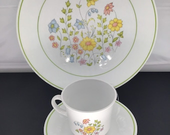 Vintage Corelle Meadow Pattern Dinnerware Choose From