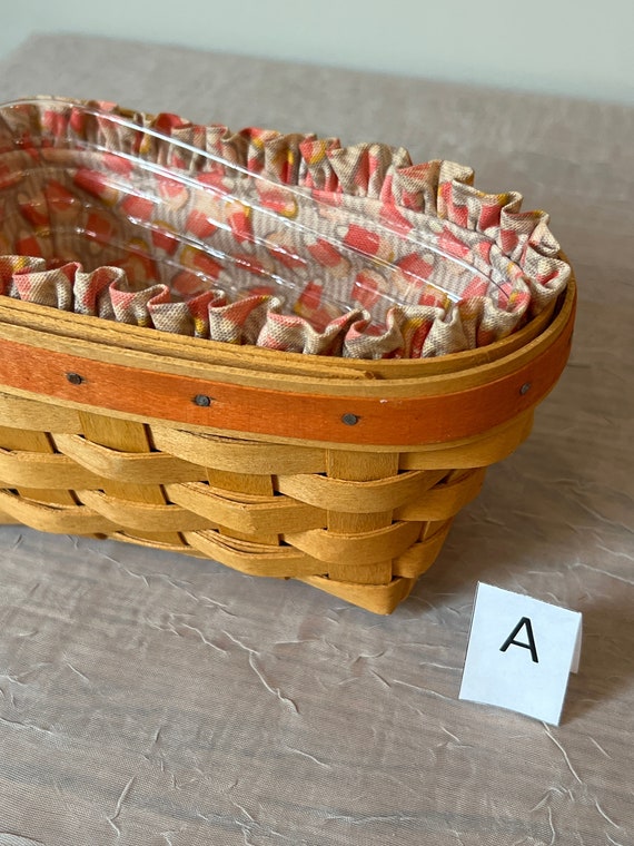 Longaberger Halloween Basket | Choose From: Candy Corn I 1994 Boo