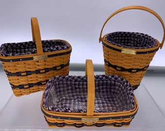 Longaberger Basket J.W. Collector's Club Series Baskets | Made in