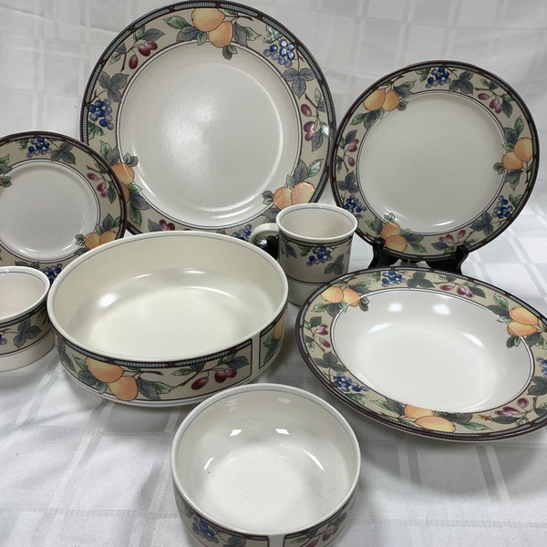 Vintage Mikasa Intaglio Garden Harvest CAC29 Dinnerware | Choose By The Piece | Many To Choose From | Circa 1990s