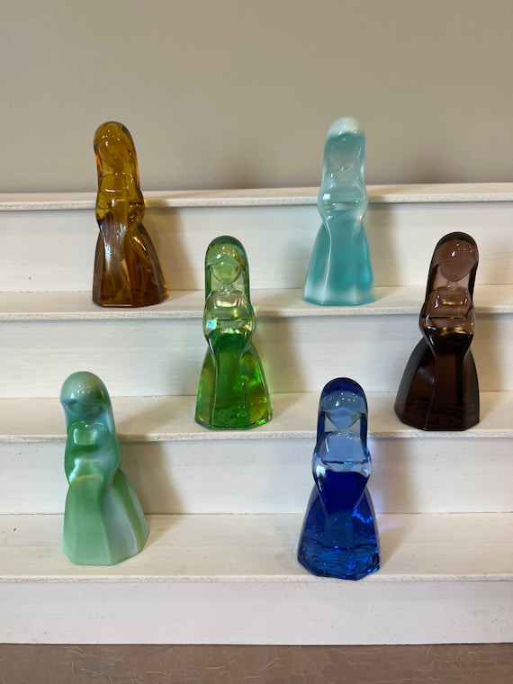 1980 Mosser Glass VI Hunter Jenny | Choose From: Wind Frost, Desert Agate, Jasmine, Sea Breeze, Azure Blue, Or Turquoise