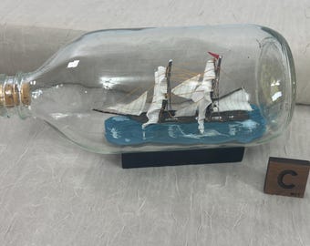 Coin Banks & Decor | Choose From: Coca-Cola 600(1934 Stearman Bi-plane), Ceramic Goodyear Blimp Bank, Or Charles Morgan Ship In A Bottle