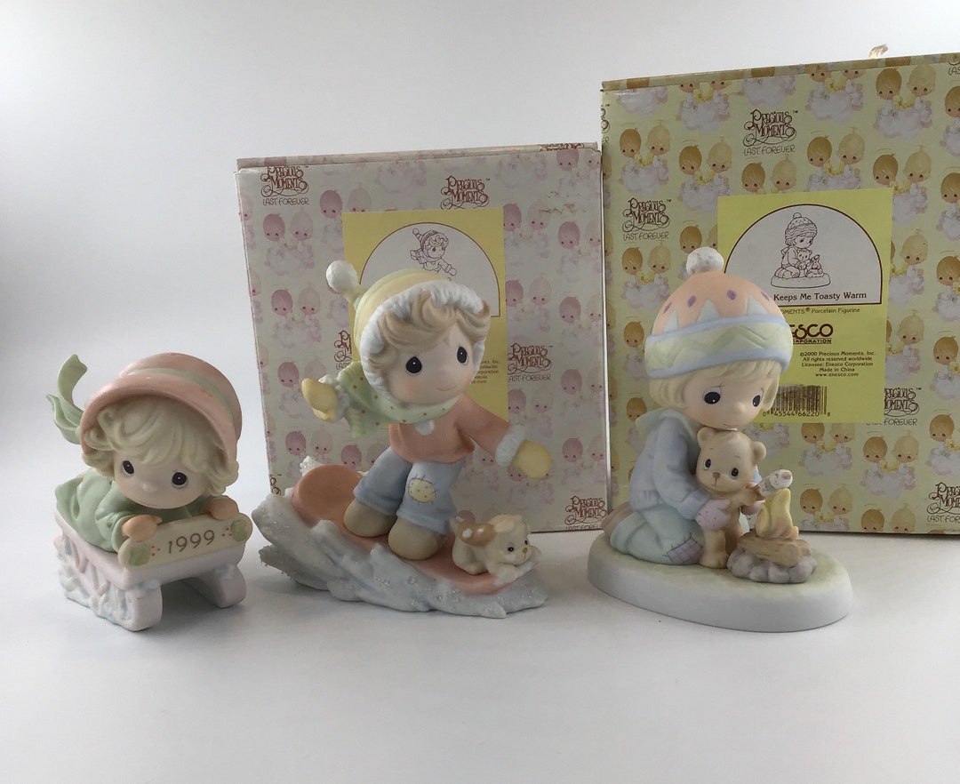 Enesco Precious Moment Figurine | Choose From 3 | Slide Into the