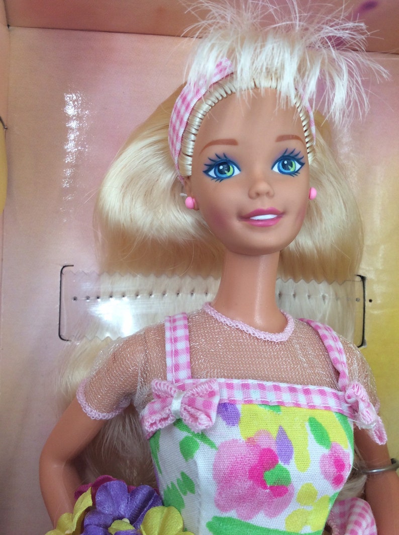 1996 Spring Petals Barbie Doll Mattel NEW NRFB 2nd in - Etsy