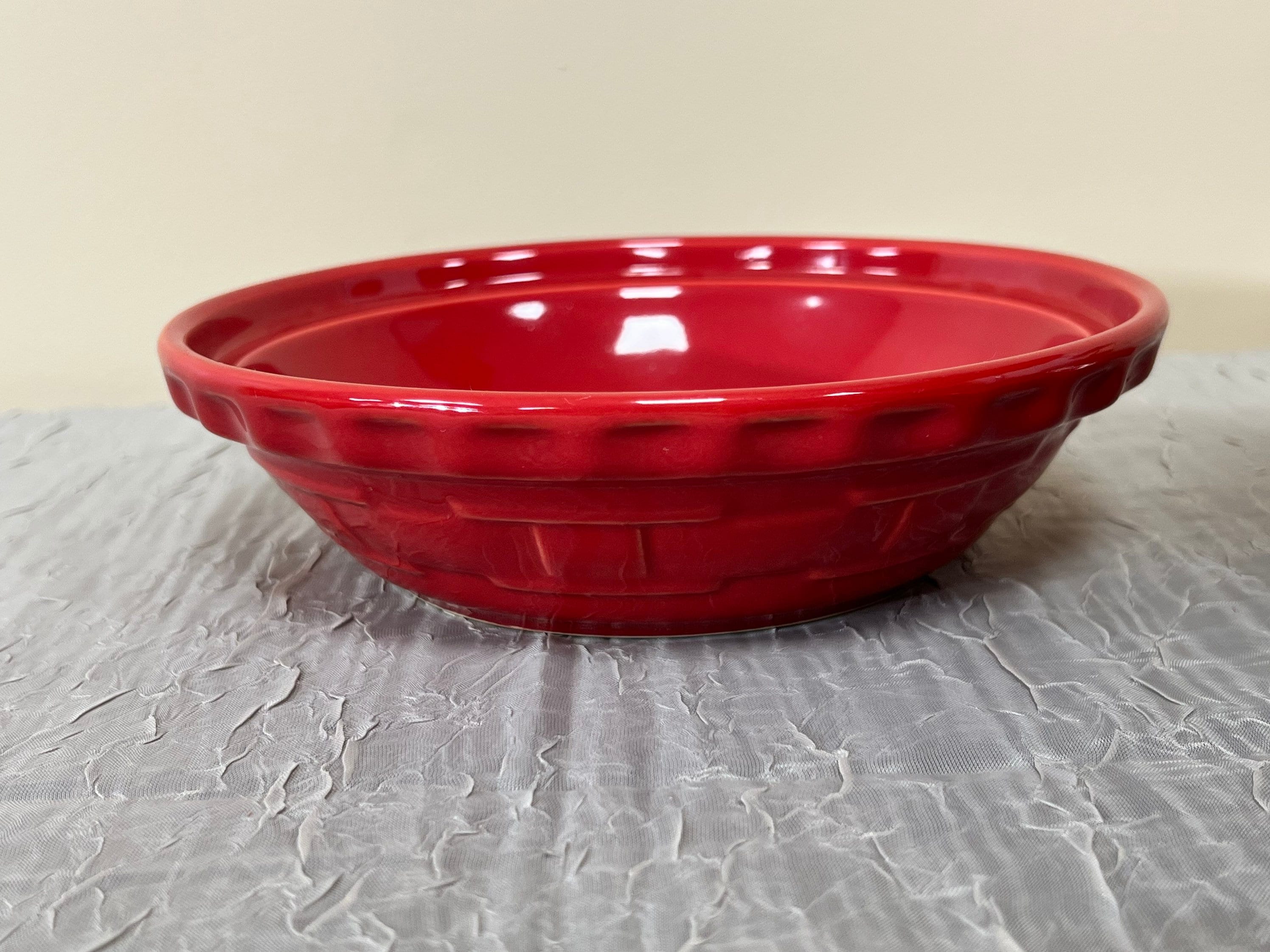 Vintage Longaberger Pottery Woven Traditions Classic Red Pieces Choose  From: Stacking Soup/cereal Bowl, Grandmug, Dessert Bowl, or Saucer 
