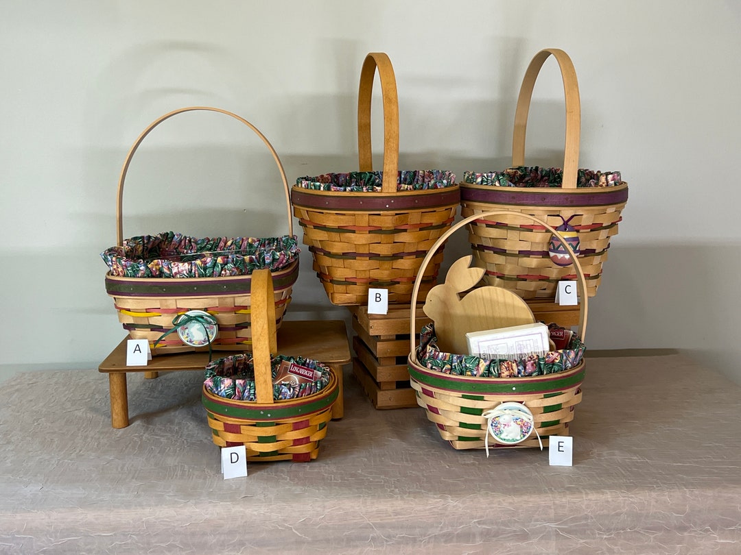 Longaberger Easter Baskets Choose From 1998 I 1996 I 1999 I Various
