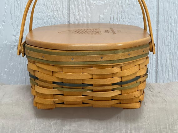 Longaberger ベル型バスケット スタンド付き 2個セット Longaberger Award/incentive Basket | Choose From: 1998 VIP Basket