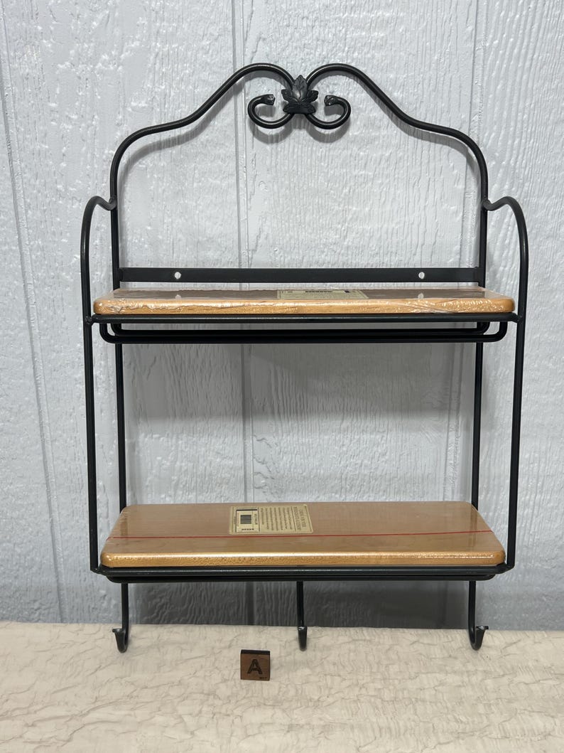 Longaberger Pottery Wrought Iron | Choose From: 2-shelf Envelope Rack W ...