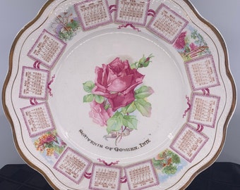 Antique Calendar Plates From Early 1900s | Choose From 3