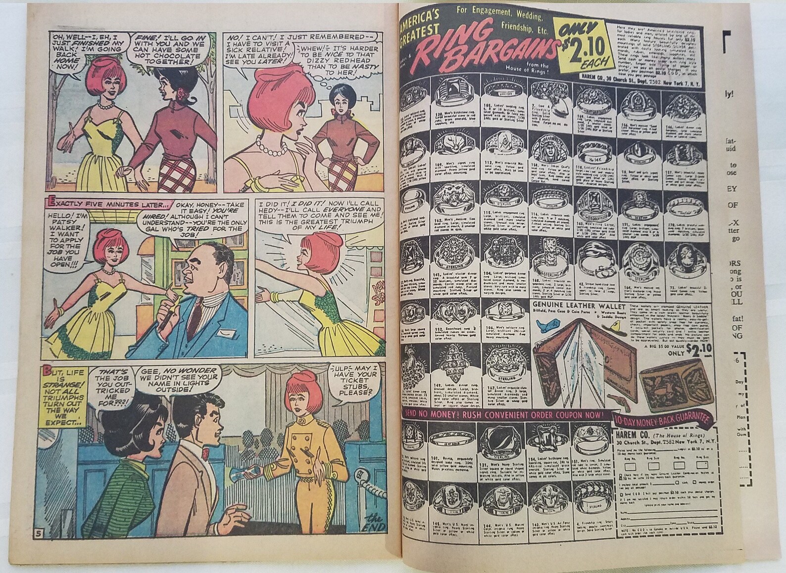 Marvel Patsy Vintage Marvel Patsy Walker | April 1964 Vol 1 Issue 114 | Marvel ...