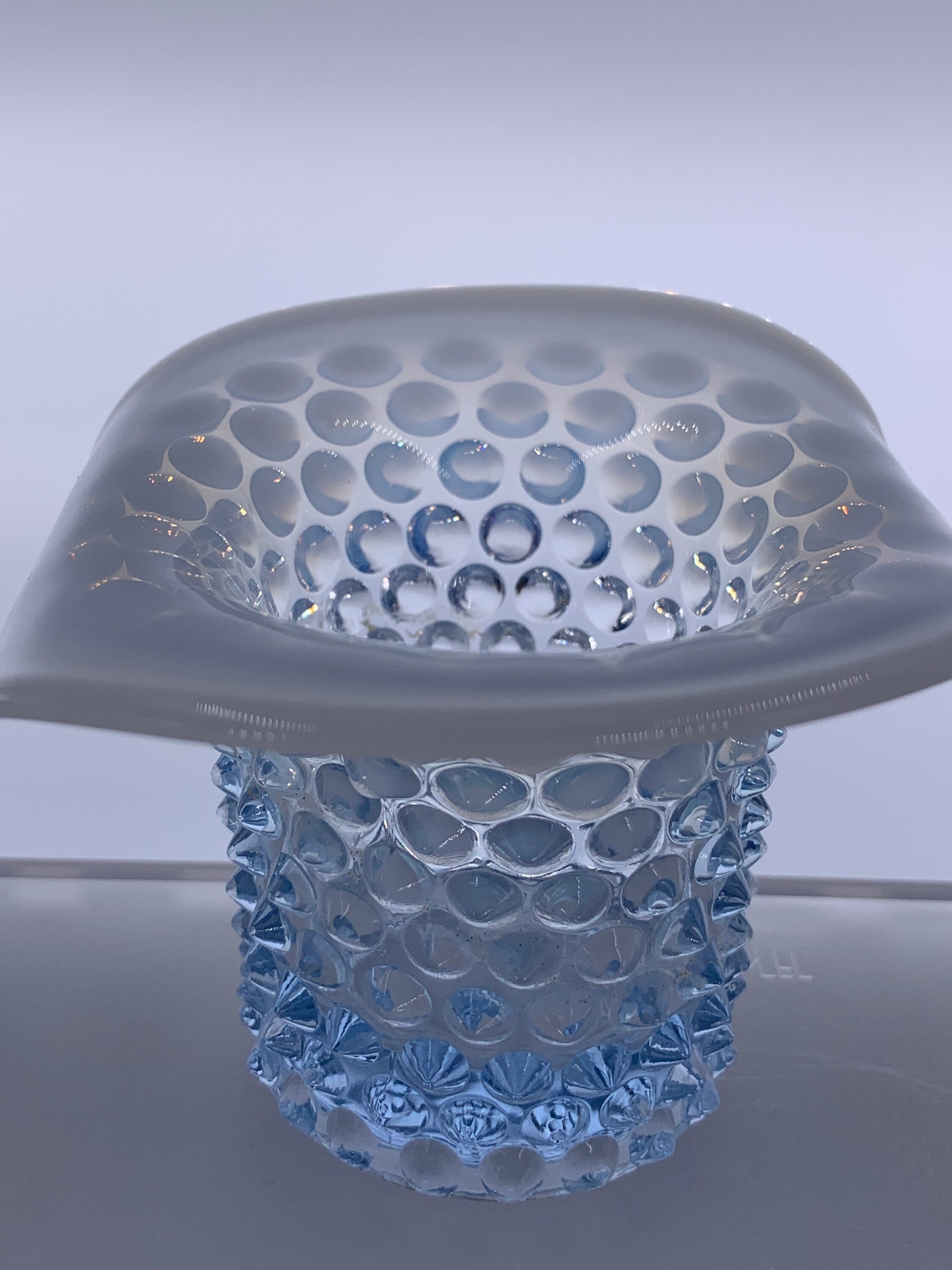 Vintage Glass Collectible Top Hat/vase Choose From Pink Etsy