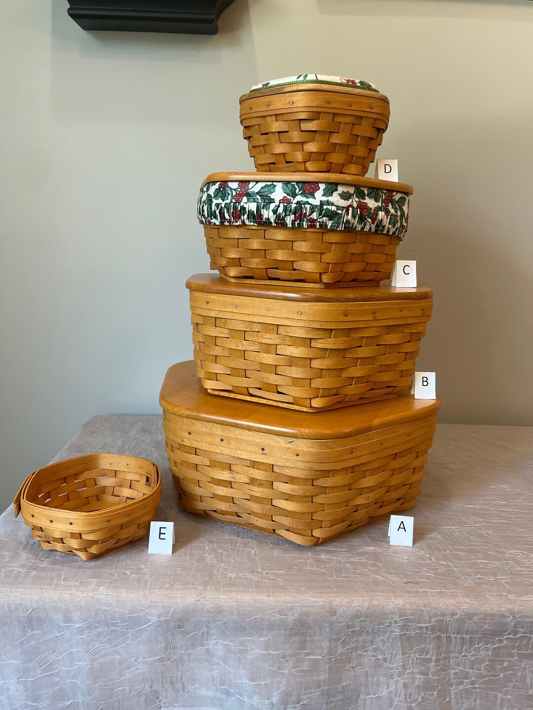 Retired Longaberger Baskets I Choose From 14" Generations, 12