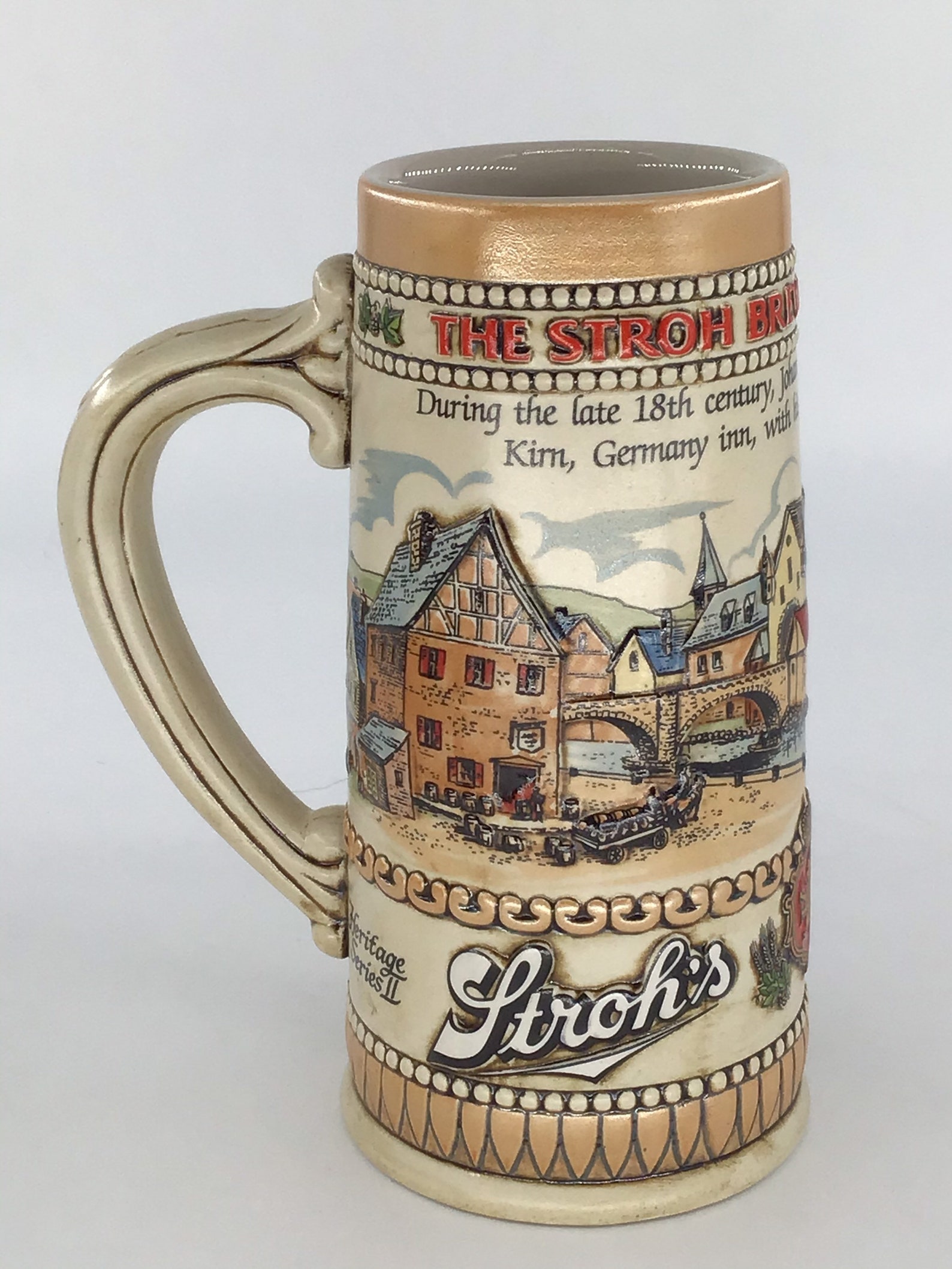 Stroh's Beer Steins Choose From 2 Numbered Ceramarte Etsy