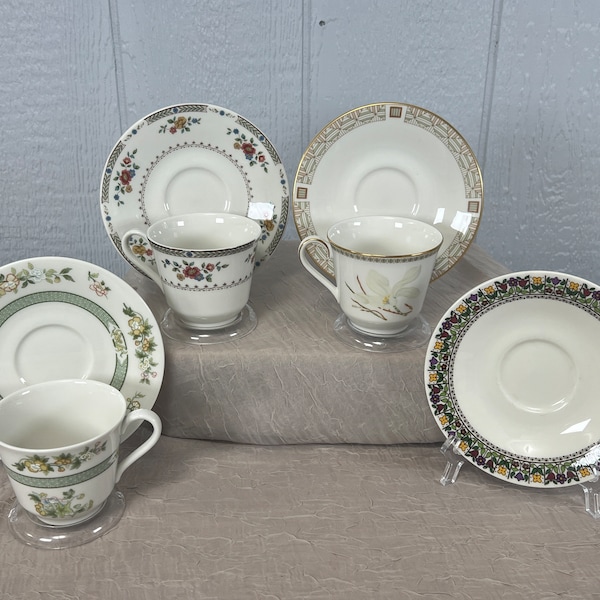 Vintage Royal Doulton English Fine Bone China Cup/Saucer Set | Choose From: Kingswood, White Nile, Tonkin, Or Fireglow-Saucer Only