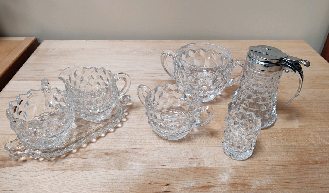 ファッション人気ブランドランキング Vintage Fostoria Glass American Pattern | Choose From: Cream その他