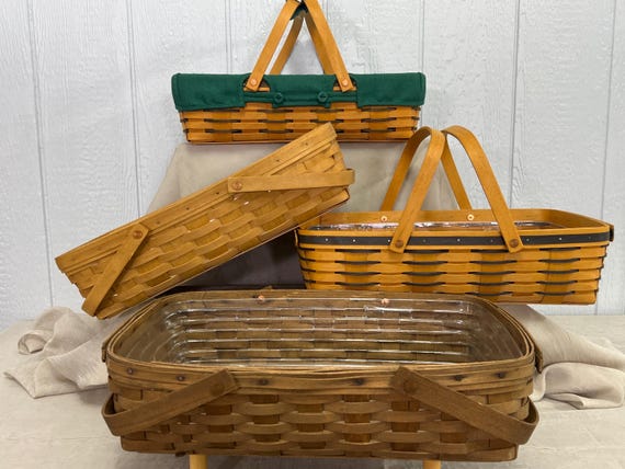 Longaberger Classic Medium Gathering Basket | Home Decor Storage