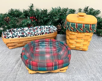 Longaberger Retired Basket | Choose From: 2000 Small Catch All Basket, 1993 Cracker Basket, Or 1998 Small Spoon