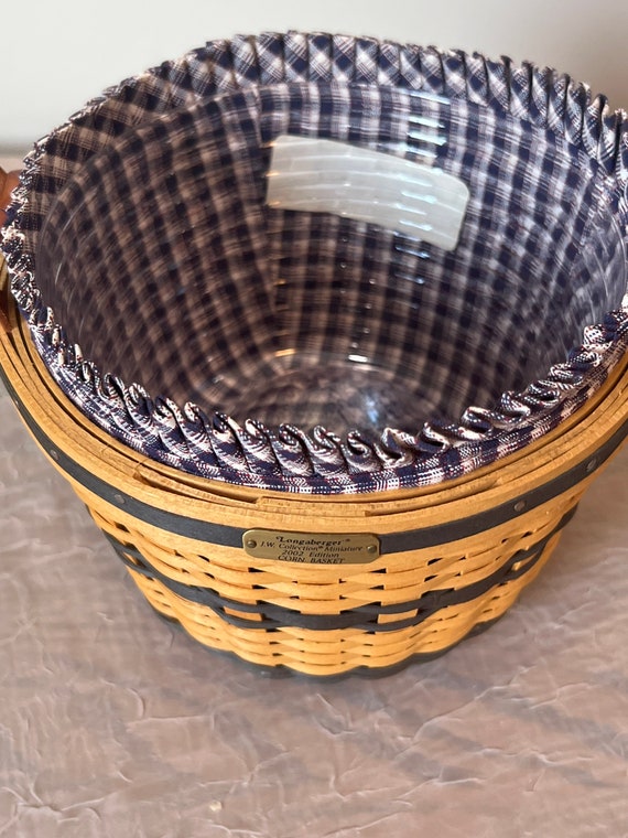 Longaberger Basket J.W. Miniature Collector's Club Corn