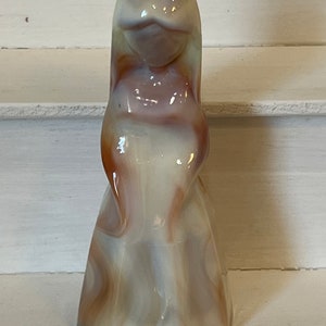 1979 Mosser Glass VI Hunter Jenny | Choose From: Blue Slag, Diamond Crystal, Regal Blue, New Moon Custard Slag, Mystery Red Or Cameo Custard NewMoon Custard Slag