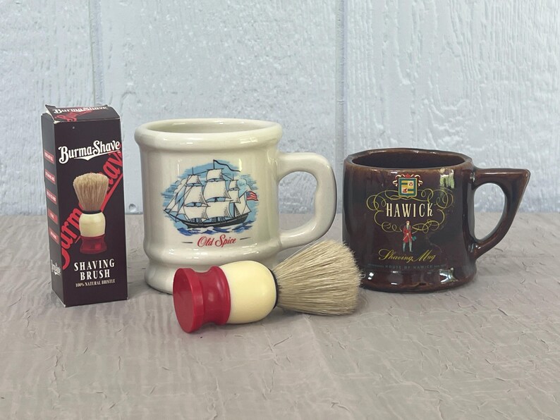 Vintage Shaving Implements Choose From Old Spice Shaving Mug, Burma