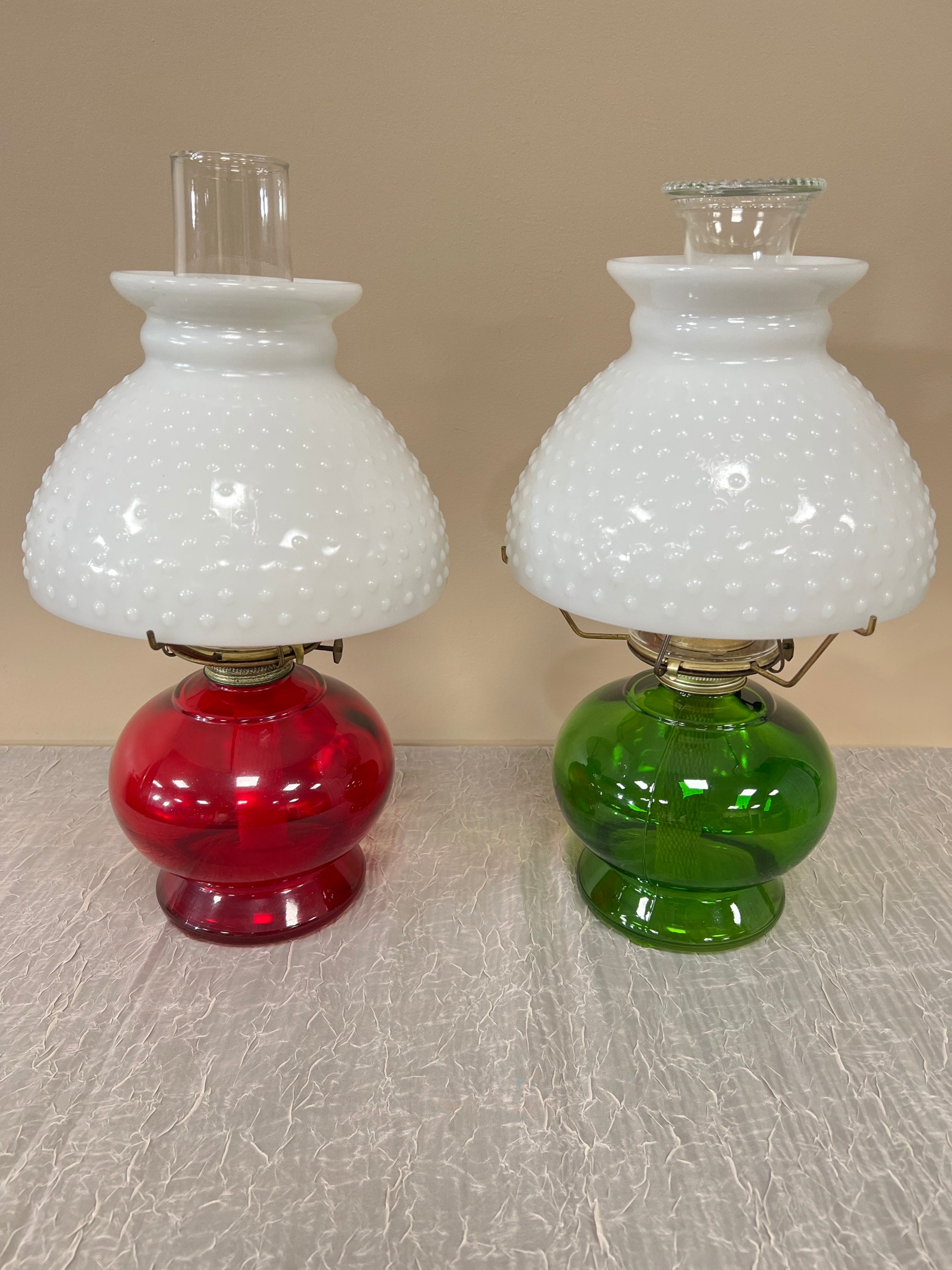 Red oil lamps deals