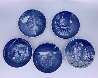 Vintage Bing Grondahl B&G Copenhagen Denmark Holiday Plates | Choose From: 1980, 1981, 1982, 1983, or 1984 | Denmark |