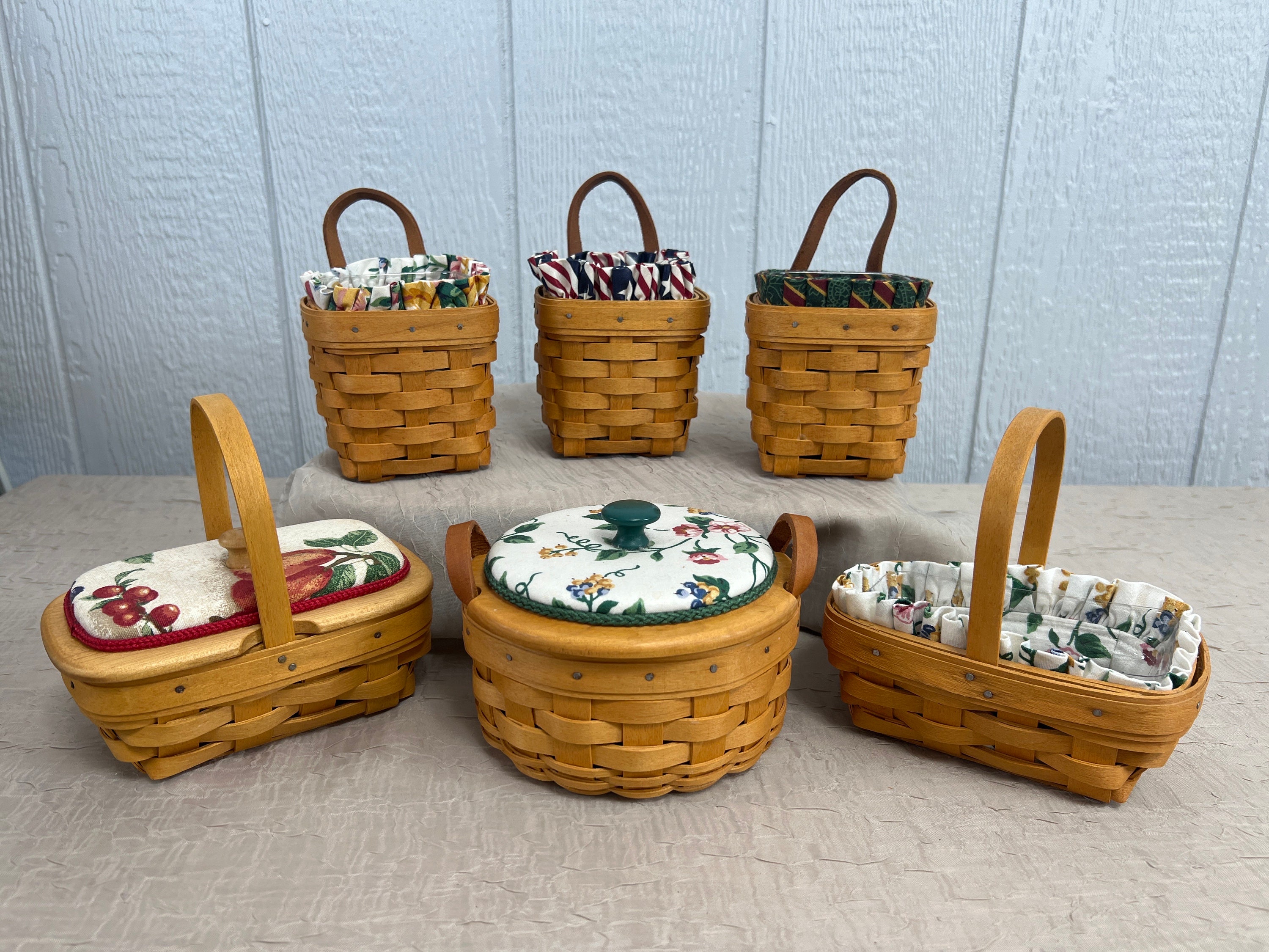 Longaberger Baskets With Lids - Etsy Longaberger Baskets With Lids - Etsy