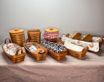 Longaberger Heartland Collection Basket Choose From: 1997 Muffin, 1998  Small Spoon, Or 1998 Bakery
