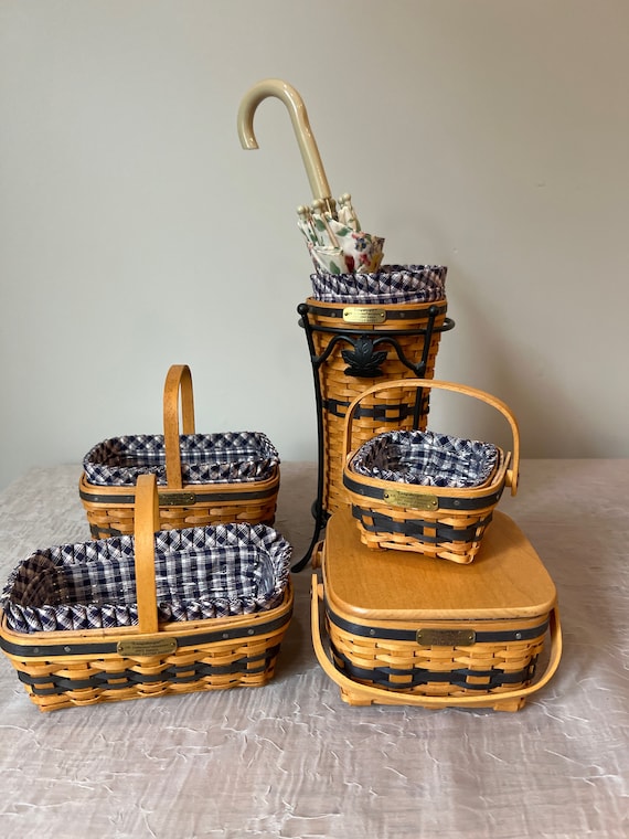 Longaberger Basket J.W. Miniature Collector's Club Series Basket