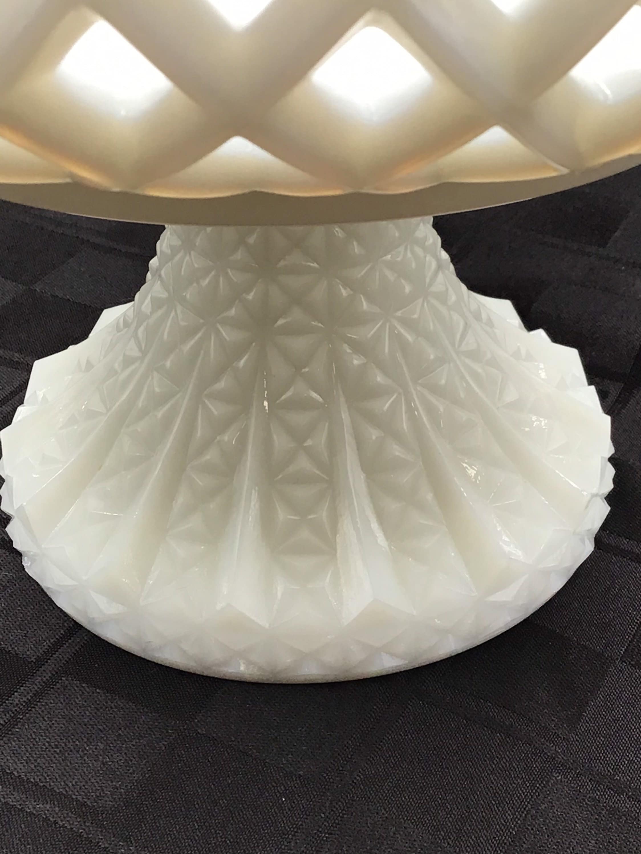 Challinor and Taylor Cut Square & Rib With Open Lattice Milk | Etsy