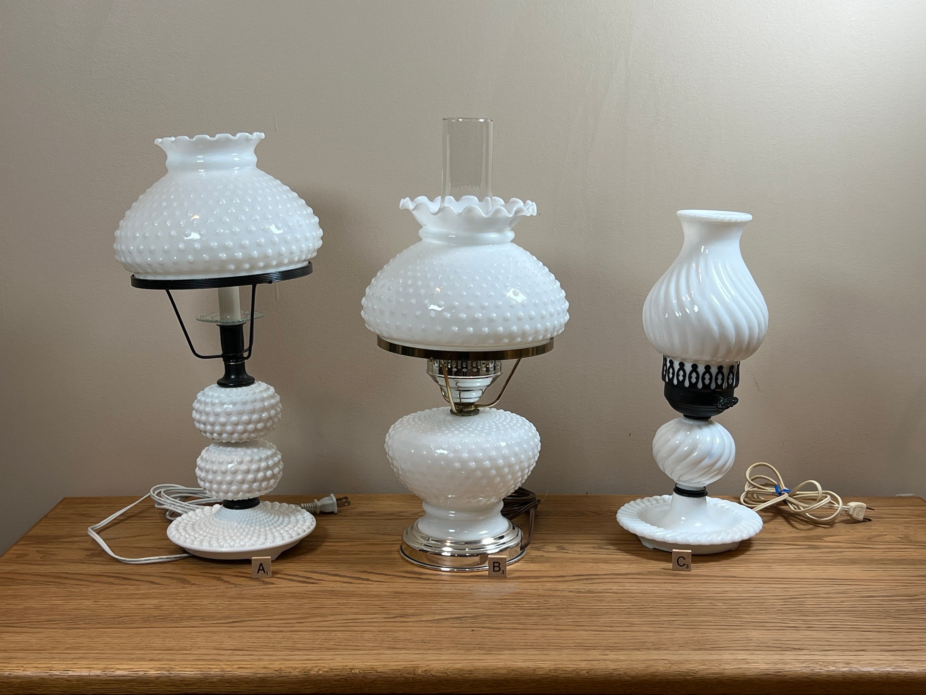 Glass ball 2024 lamp shade