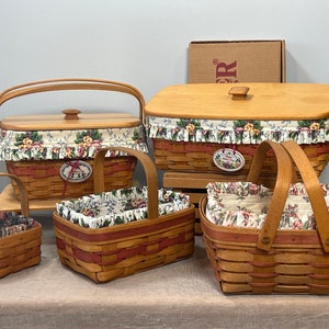 Longaberger Home Decor Organization Mother's Day Basket Choose From: 1991  Potpourri 1992, 1994, 1996 Vanity Or 1997 Timeless Memory