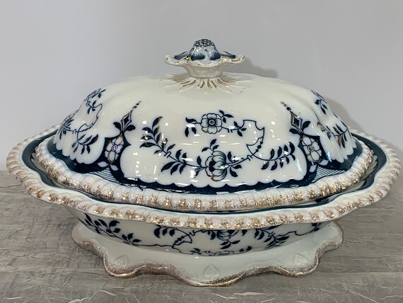 Vintage Covered Oval Vegetable Bowl Serving Piece | Choose From