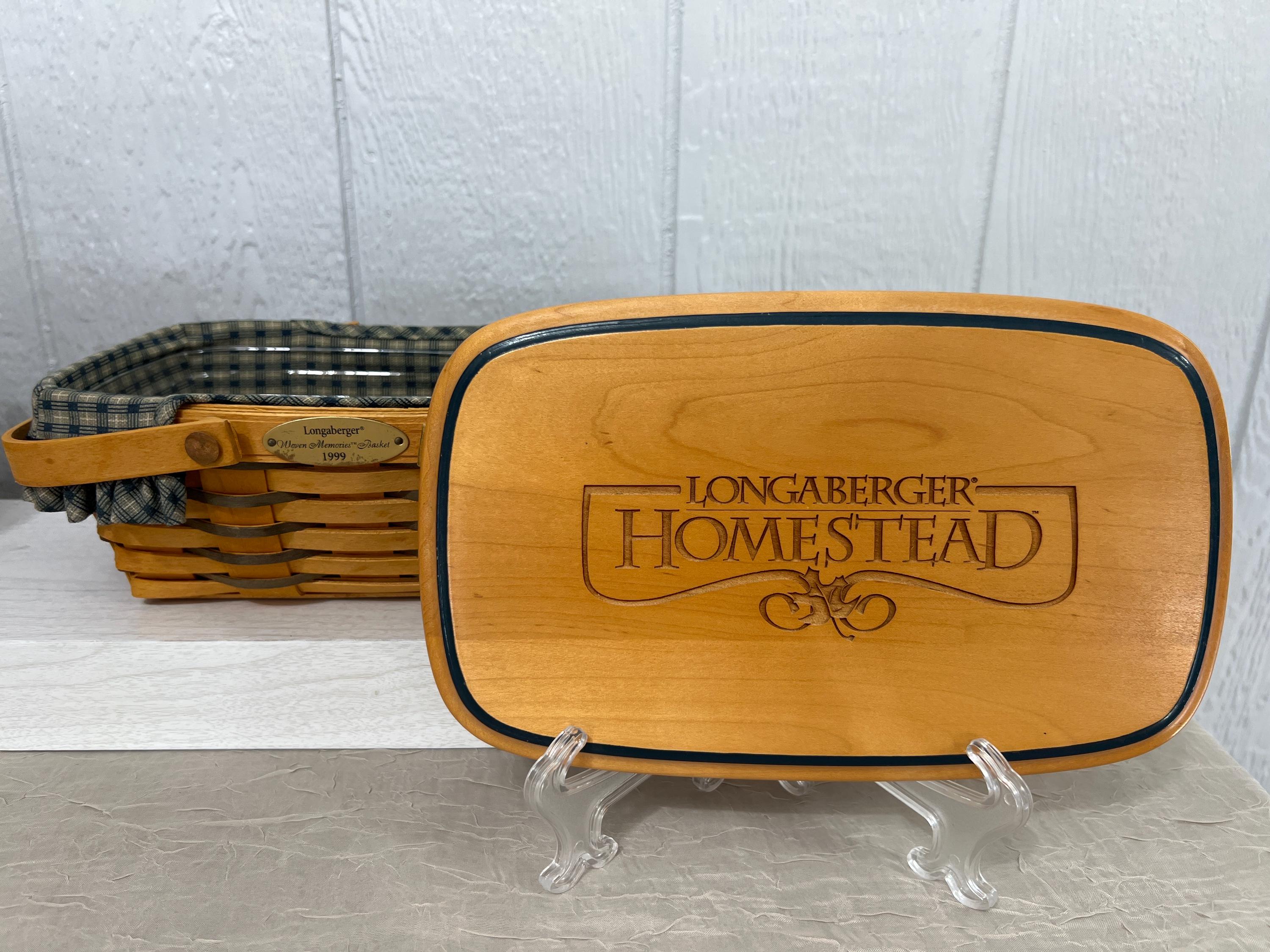 華麗 Longaberger 1999 Woven Memories Small Chore Baskets | Choose 小物入れ