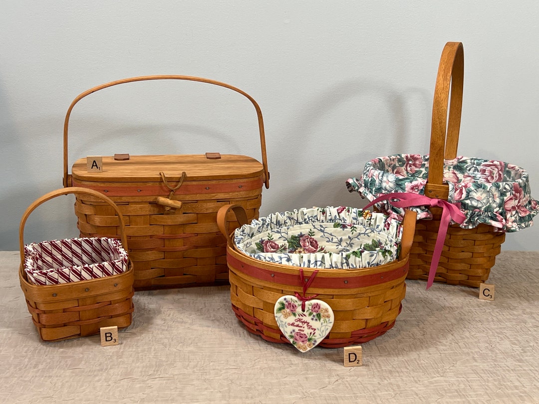 Longaberger Mother's Day Home Decor Basket | Choose From: 1991