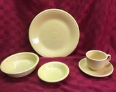 Fiesta ware sunflower 5 piece place setting HCLO