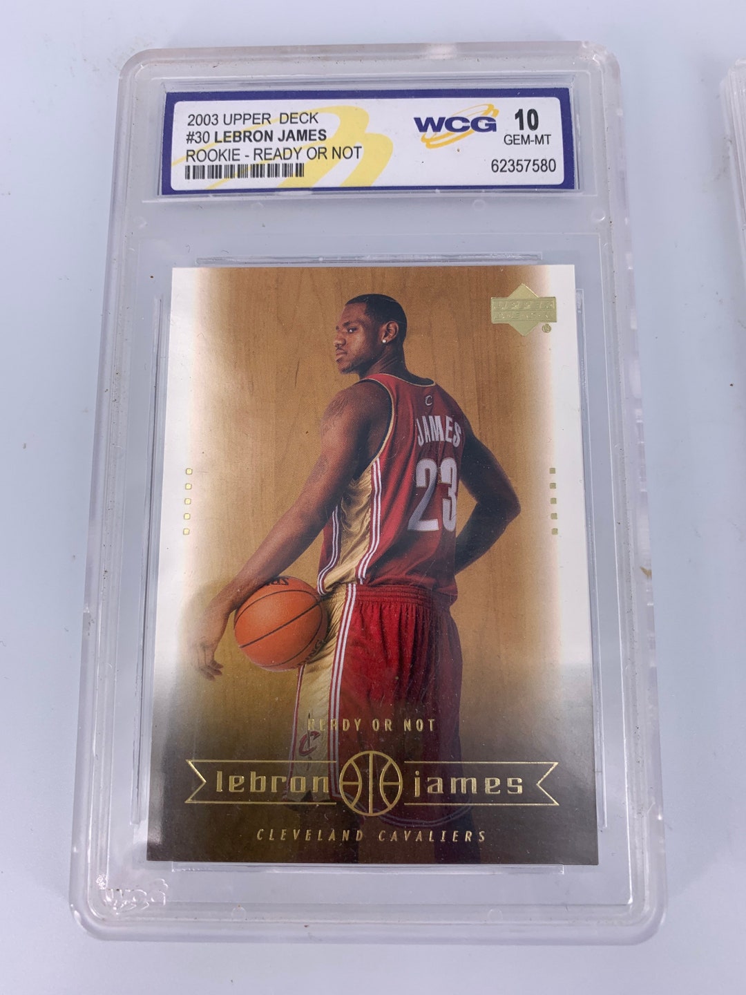 Set of 2 Graded 10 Gem Mint Upper Deck Lebron James Rookie Set of 2 Graded 10 Gem Mint Upper Deck Lebron James Rookie