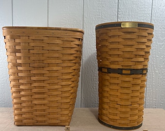 Vintage Longaberger Baskets | Choose From: 1991 Retired Medium Waste Or 1994 JW Collection Edition Umbrella Basket