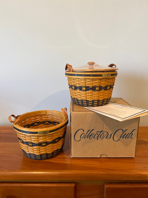 Longaberger Basket J.W. Miniature Collector's Club Corn Basket