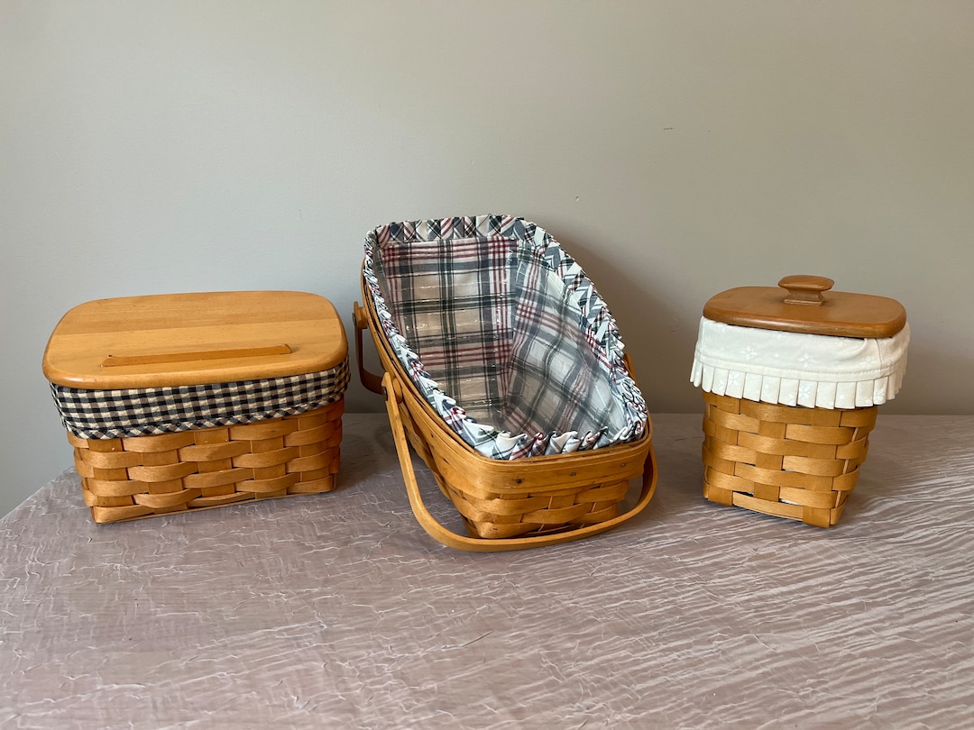 Longaberger Classic Retired Baskets Choose From Large Recipe