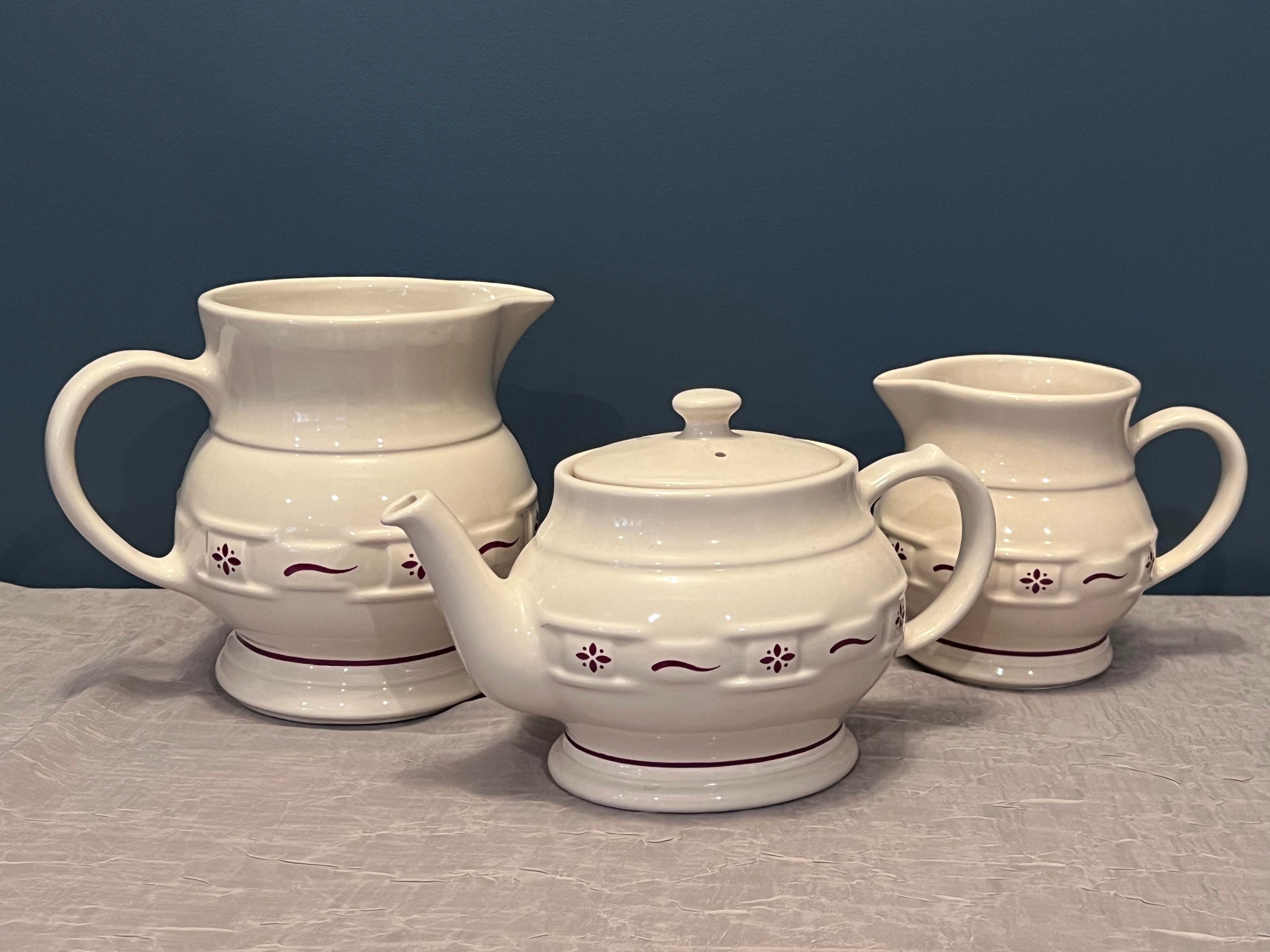 Longaberger Pottery - Teapot And Teacups for Sale in Port Orchard, WA -  OfferUp