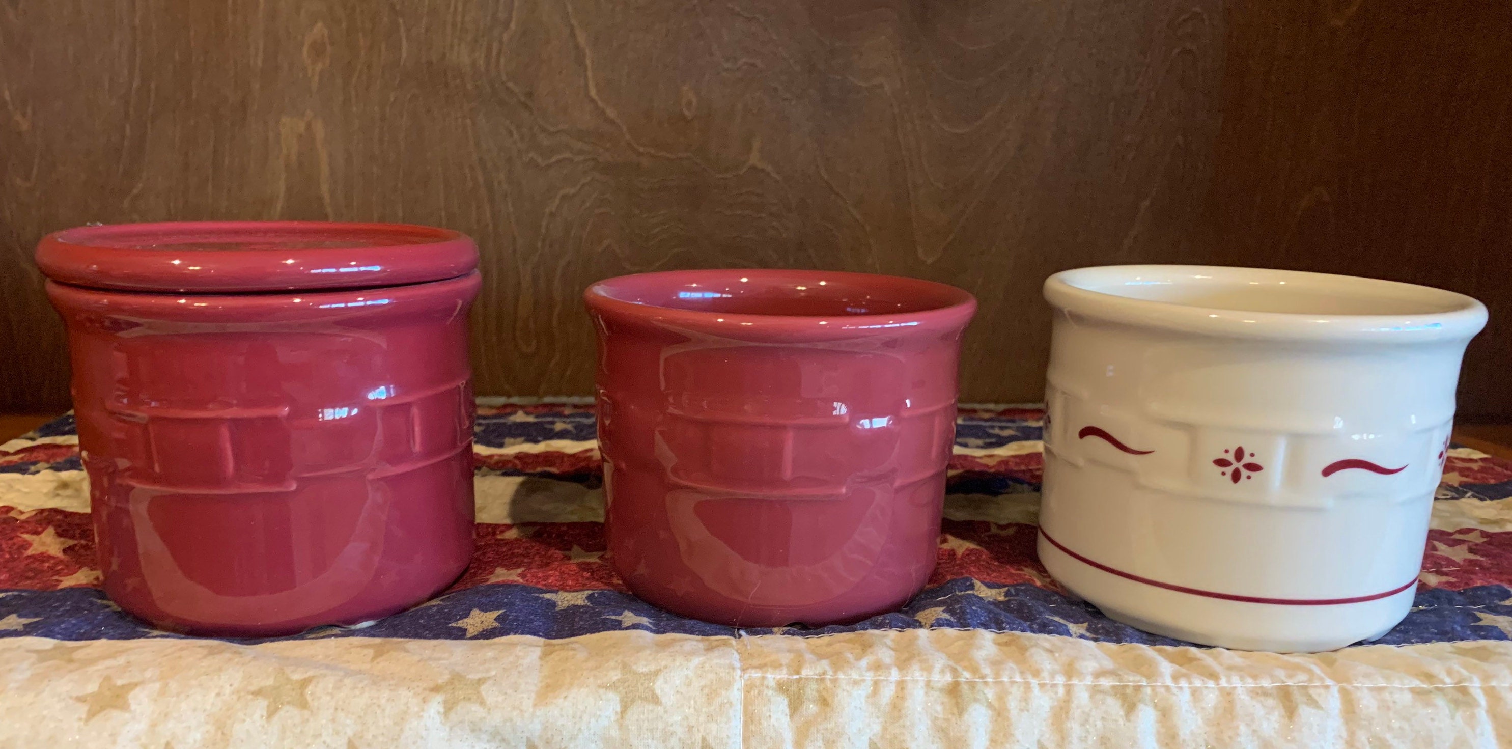 Longaberger Pottery Crock Choose From Paprika CrockWith Etsy
