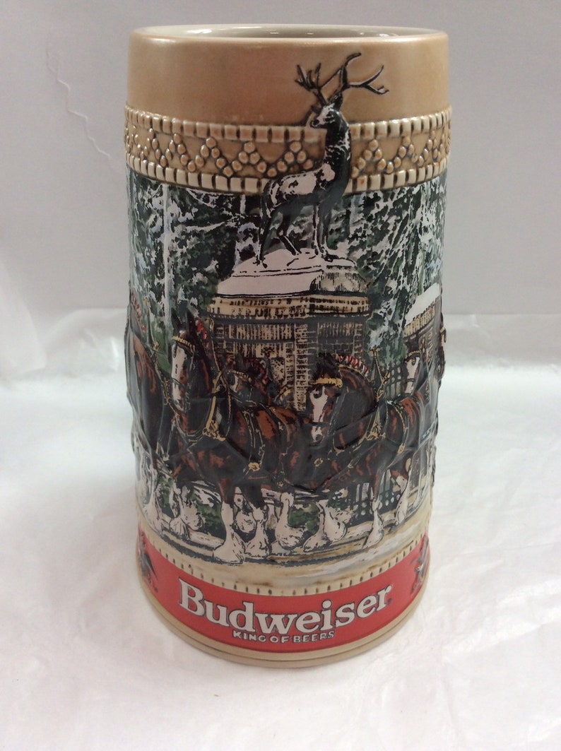 Budweiser Beer Stein Limited Edition c Series Etsy