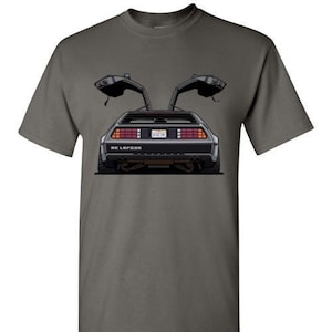 T-shirt arrière Delorean